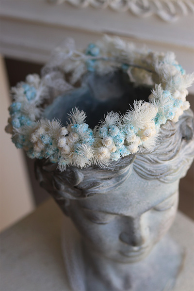 Nereida, wianek na głowę z roślin stabilizowanych, rozmiar uniwersalny