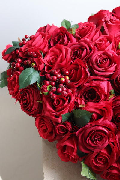 Czerwone Serce Volcan 2, dekoracja nagrobna serce