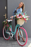 Bicycletta Pastella, rower z dekoracją kwiatową