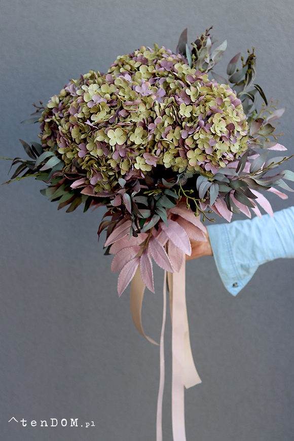 Mortario Hydrangea, komplet dekoracji nagrobnych