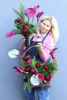 Anturea, elegancki komplet dekoracji nagrobnych