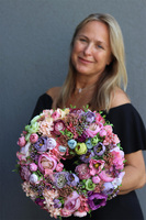 Bogactwo Ogrodu, piękny wianek na drzwi