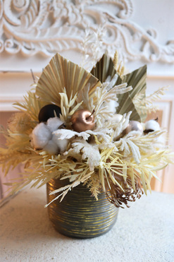 New York Christmas, stroik świąteczny boho, wys.35cm