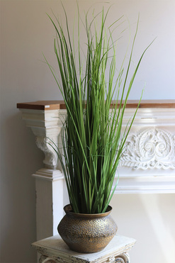 Amelia Eduardo 2, sztuczna trawa w metalowej donicy, wys.113cm 