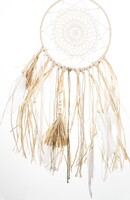 dekoracja ścienna Makrama / Łapacz Snów E, wym.62x30cm