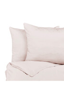 Cotton Minimal, komplet pościeli bawełnianej, pudrowy róż