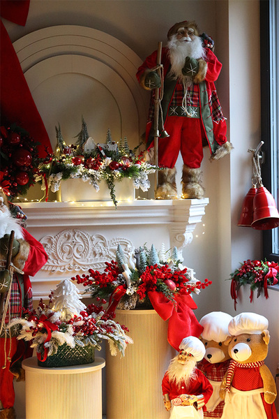 Georie Winter, stroik świąteczny