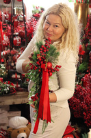 Red Dekorena, girlanda zimowa stroik na ścianę