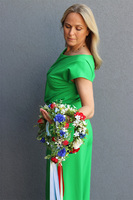 Polonia, kwiatowy wianek na głowę