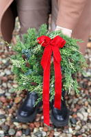 Simple World, bożonarodzeniowy wianek na drzwi