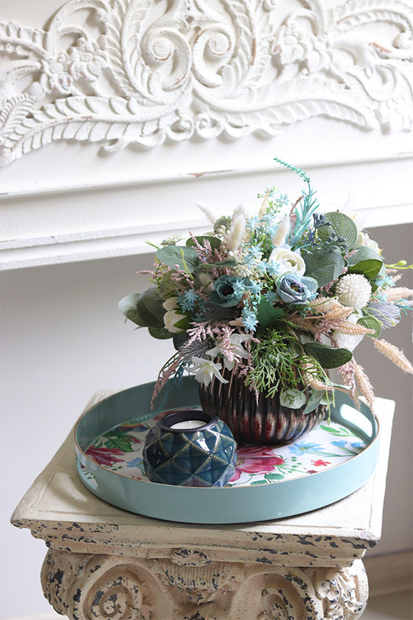 Decoradore Spring, taca melaminowa z uchwytami