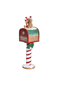 Gingerbread House, świąteczna skrzynka na listy z piernika, wys.36cm