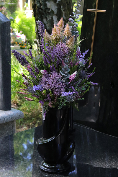 Wrzosowiska Volcan, komplet dekoracji nagrobnych