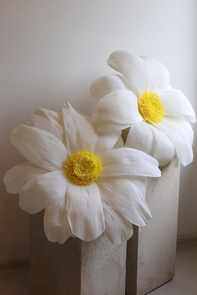 Rumianek Paper Flower 2, ręcznie robiony kwiat papierowy