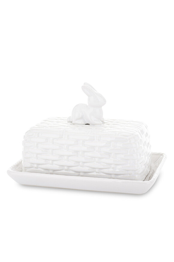 Easter Cottage, maselnica ceramiczna z zajączkiem