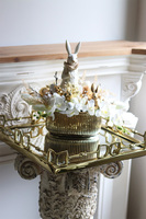 Lux Villa Gold Glamour, duża lustrzana taca