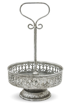 patera Antyk srebrna, wym.34x20x20cm