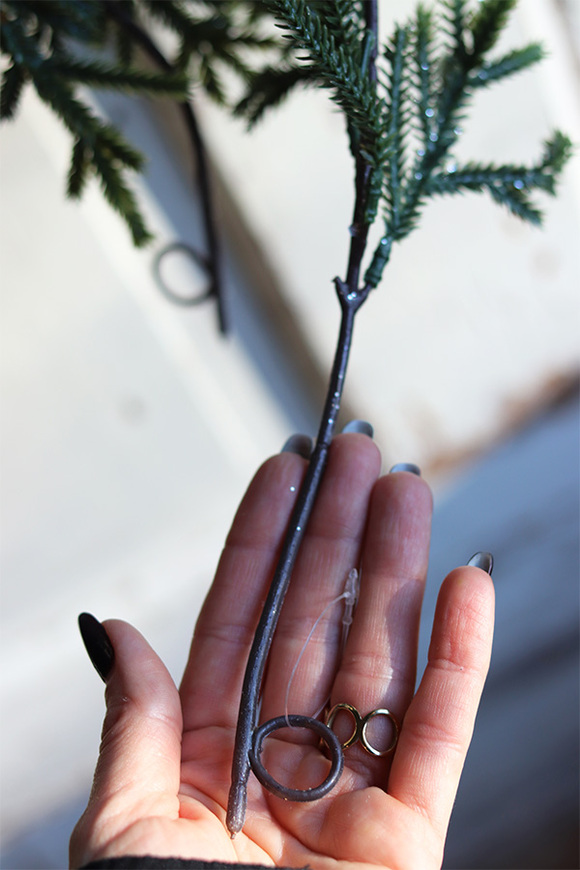 Gerava, girlanda zimowa z szyszkami