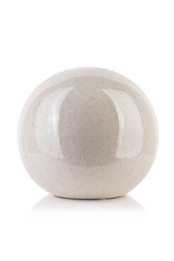 Saggio Creme, kula dekoracyjna figurka, wym.14x15x15cm