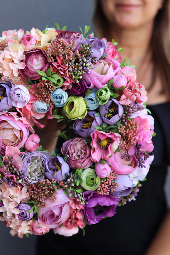 Bogactwo Ogrodu, piękny wianek na drzwi