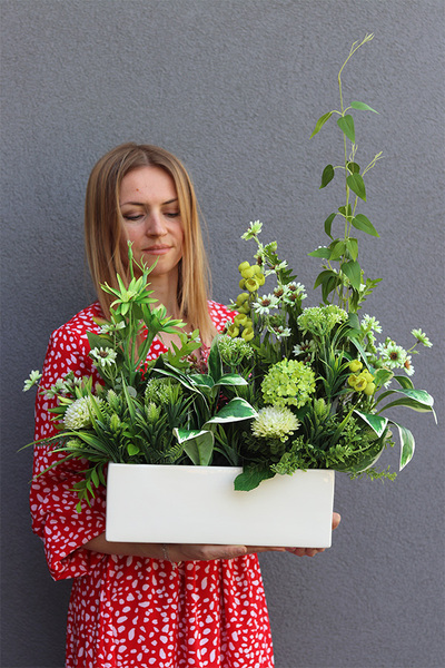 Green World Protea, kompozycja kwiatowa