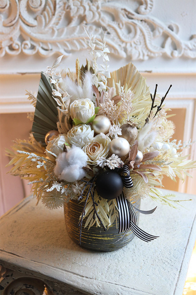 New York Christmas, stroik świąteczny boho