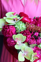 Mother's Heart, flowerbox serce z życzeniami