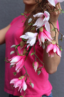 girlanda, dekoracja roślinna z Magnolii