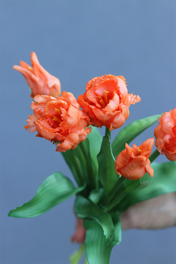 Novelty Orangi, bukiet gumowych tulipanów