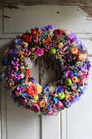 dekoracyjny tęczowy wianek, Ideal 2, śr.50cm