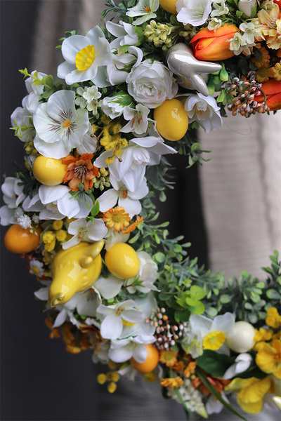 Trenata, stroik wielkanocny wianek