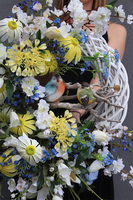 Ptaszki Majowe, wiosenny wianek z ptaszkiem