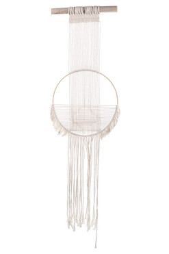 Makrama Aria A, dekoracja ścienna, wym.105x31cm