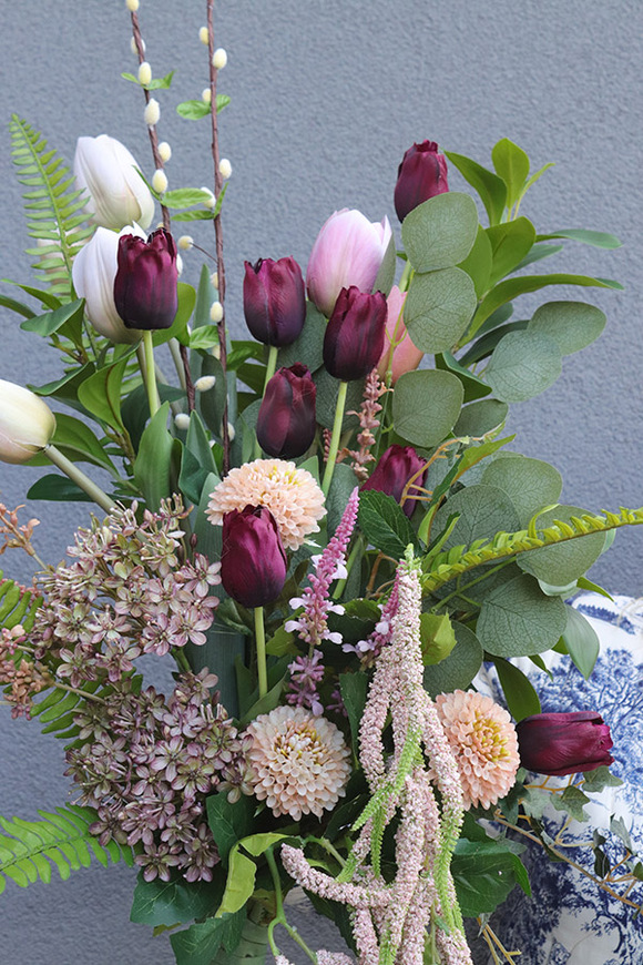 Tulippo England, komplet dekoracji nagrobnych