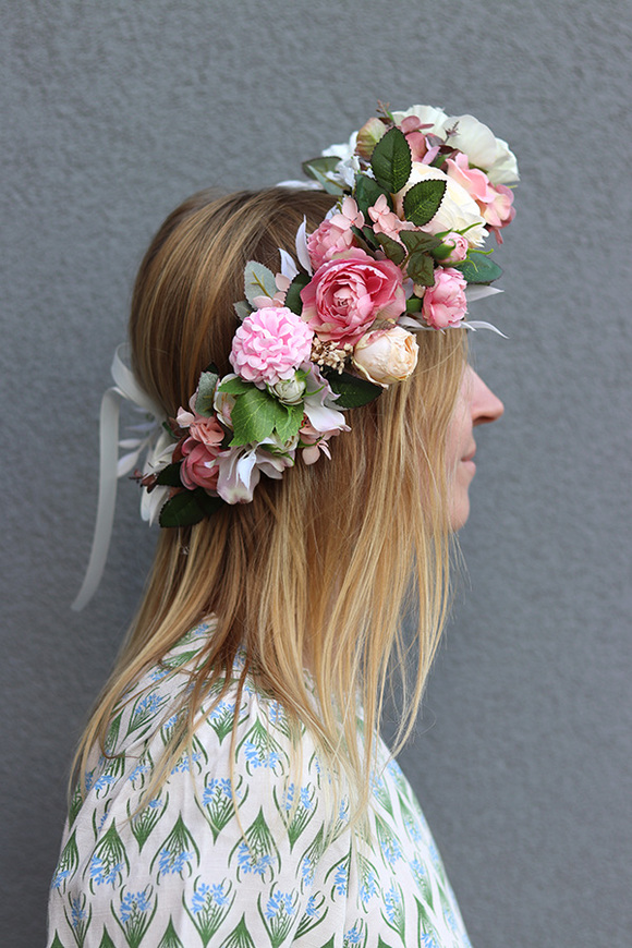 Wedding Crown, ślubny wianek na głowę / dla Panny Młodej, rozmiar uniwersalny