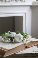 Loir, wianek komunijny biało zielony