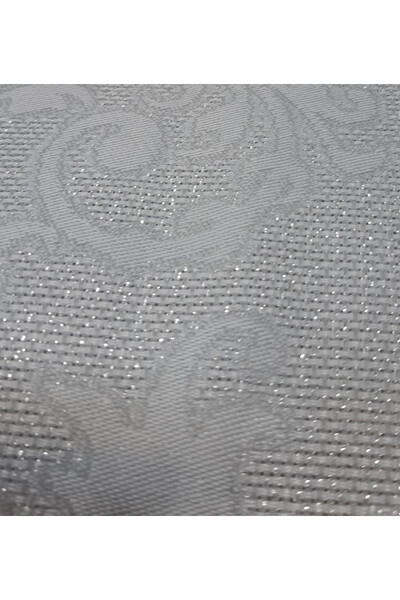 Dalia, elegancki żakardowy obrus na stół, szary