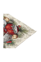 Gwiazdkowy Ostrokrzew, świąteczny obrus gobelinowy