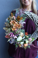 Barbara 2, asymetryczny jesienny wianek