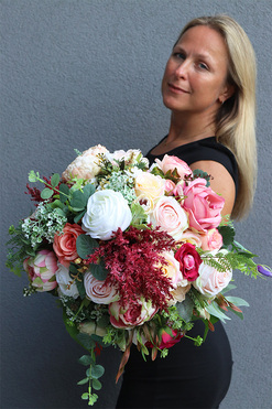 dekoracja nagrobna Meduiza, wym.35x37cm