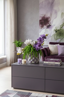 Ristretta Etno, kompozycja kwiatowa z orchideą
