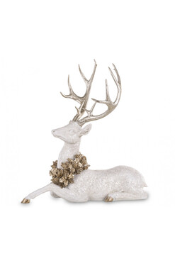 Jeleń w Wieńcu figurka, wym.53x50x29cm
