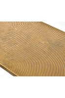 Rustic, stylowa konsola ze złotym blatem