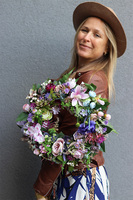 Dekolora, wianek kwiatowy na drzwi