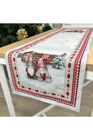 Rizdviani Skrzaty, gobelinowy świąteczny bieżnik