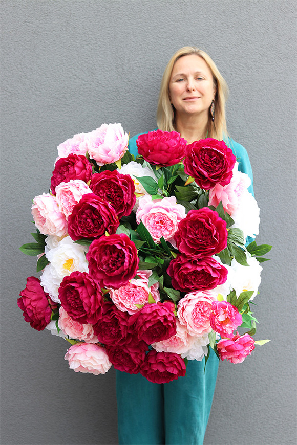 Peonie Home Saute, kompozycja kwiatowa do Twojej donicy