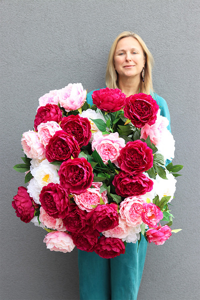 Peonie Home Saute, kompozycja kwiatowa do Twojej donicy