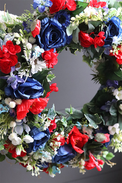 Barwy Mazowsza 2, wianek dekoracyjny na drzwi