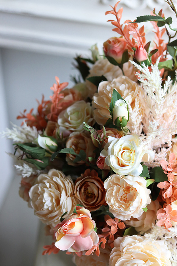 Morella, welurowy flowerbox z kłosami