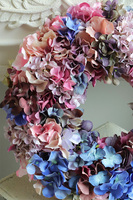 Hortensja Dekori 2, wysokiej jakości wianek z hortensjami